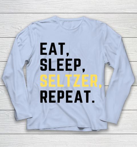 Bud Light Seltzer  Eat Sleep Seltzer Repeat Youth Long Sleeve 5