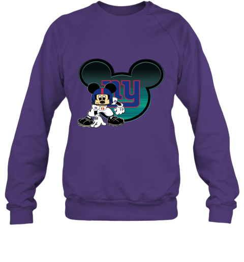 NFL New York Giants Mickey Mouse Disney Football T Shirt N8Wo7zLUrF8 sweatshirt 35 95 151514 front purple
