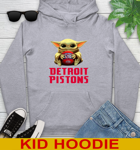NBA Basketball Detroit Pistons Star Wars Baby Yoda Shirt 139