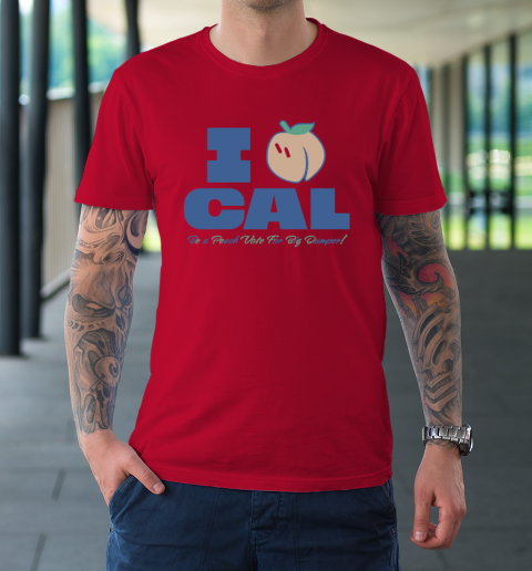 Bryan Woo I Peach Cal Be A Peach Vote For Big Dumper T-Shirt 6