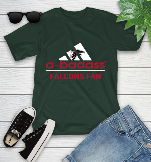 Atlanta Falcons NFL Football A Badass Adidas Adoring Fan Sports Youth T-Shirt 5