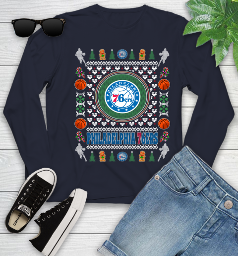 Philadelphia 76ers Merry Christmas NBA Basketball Loyal Fan Ugly Shirt 125