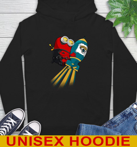 NFL Football Jacksonville Jaguars Deadpool Minion Marvel Shirt Hoodie