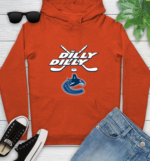 NHL Vancouver Canucks Dilly Dilly Hockey Sports Youth Hoodie 5