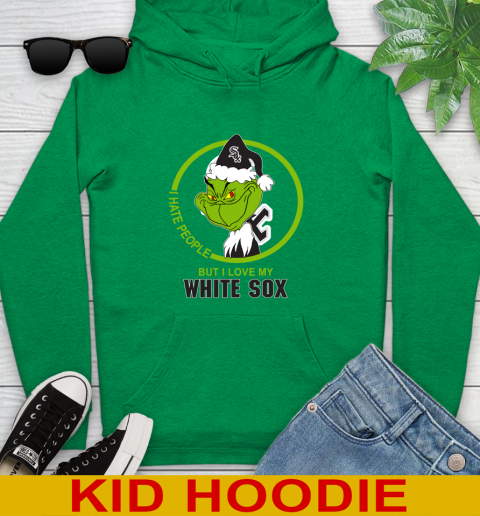 Chicago White Sox MLB Grinch I Hate People But I Love My Favorite Baseball Team 141