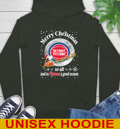 Detroit Pistons Merry Christmas To All And To Pistons A Good Season NBA Basketball Sports Hoodie 12