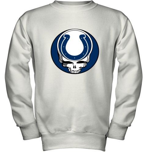 NFL Team Indianapolis Colts x Grateful Dead Logo Band Youth Sweatshirt