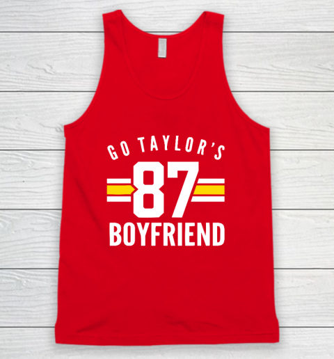 Go Taylors Boyfriend Football Funny Go Taylor's Tank Top 4