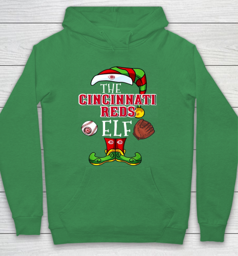 Cincinnati Reds Christmas ELF Funny MLB Hoodie 5