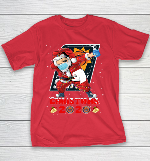 Phoenix Suns Funny Santa Claus Dabbing Christmas 2020 NBA Youth T-Shirt 7
