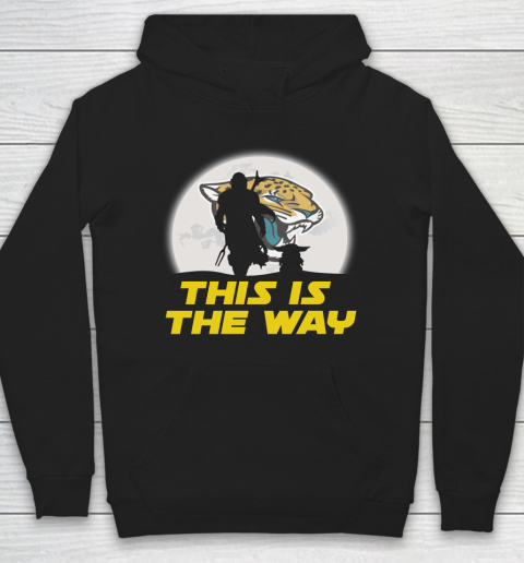 Jacksonville Jaguars NFL Football Star Wars Yoda And Mandalorian This Is The Way Hoodie