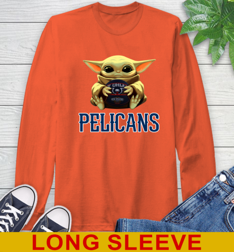 NBA Basketball New Orleans Pelicans Star Wars Baby Yoda Shirt 62