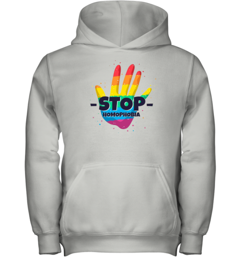 Stop Homophobia Illustration Youth Hoodie