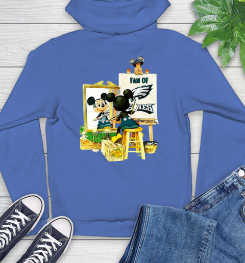 NFL Football Philadelphia Eagles Mickey Drawing Shirt 22