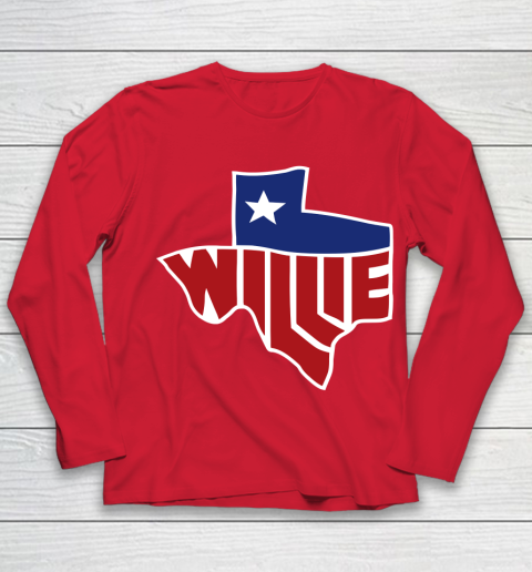 Willie Nelson shirt Willie's Texas Youth Long Sleeve 8