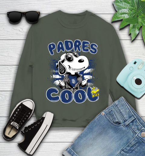 MLB Baseball San Diego Padres Cool Snoopy Shirt Youth Sweatshirt 7