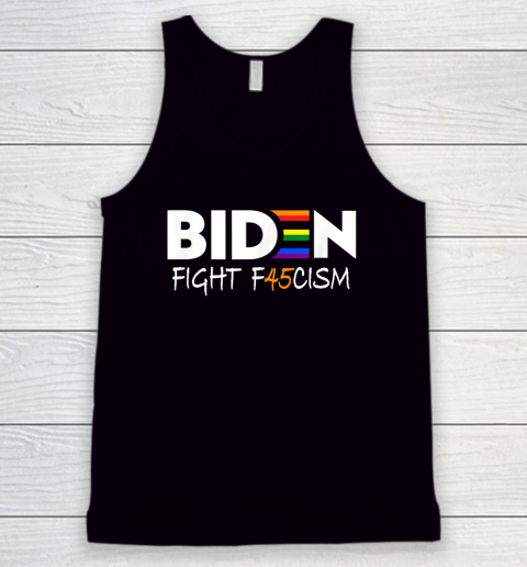 Biden Fight F45cism Shirt Biden Fight Fascism Anti Trump Tank Top