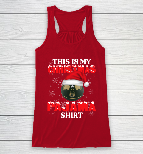 Milwaukee Bucks This Is My Christmas Pajama Shirt NBA Racerback Tank 4