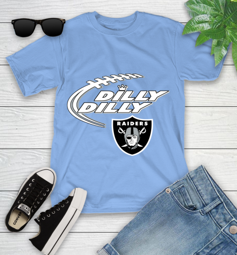NFL Oakland Raiders Dilly Dilly Football Sports Youth T-Shirt 11