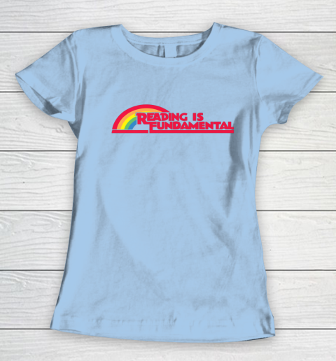 Reading Rainbow t shirt Reading is Fundamental Gay Rainbow Women's T-Shirt 4