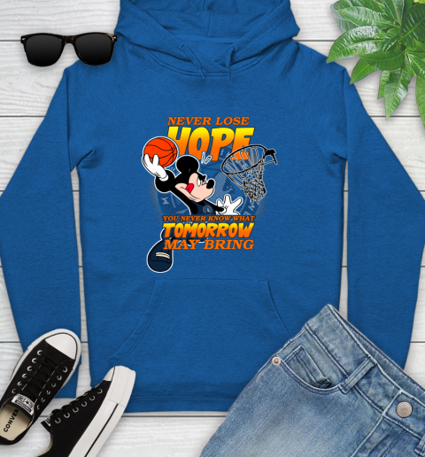 Minnesota Timberwolves NBA Basketball Mickey Disney Never Lose Hope Youth Hoodie 11