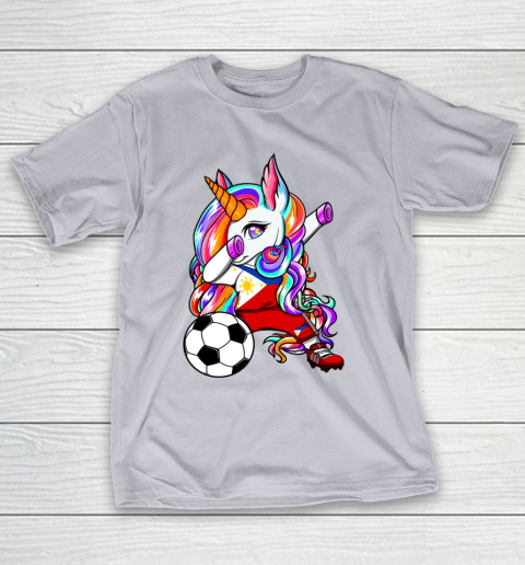 Dabbing Unicorn The Philippines Soccer Fans Jersey Football T-Shirt 6
