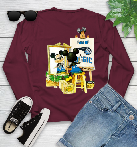 NBA Basketball Orlando Magic Mickey Drawing Shirt 117