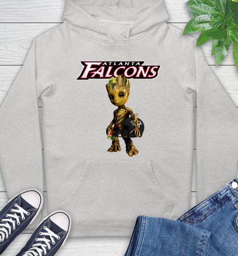 Atlanta Falcons NFL Football Groot Marvel Guardians Of The Galaxy Hoodie