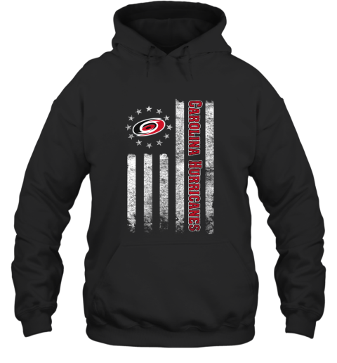 NHL American Flag Hockey Sports Carolina Hurricanes Hoodie