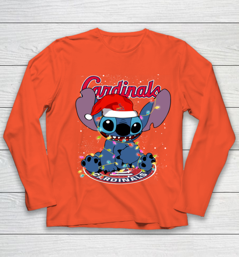 St.Louis Cardinals MLB noel stitch Baseball Christmas Youth Long Sleeve 2