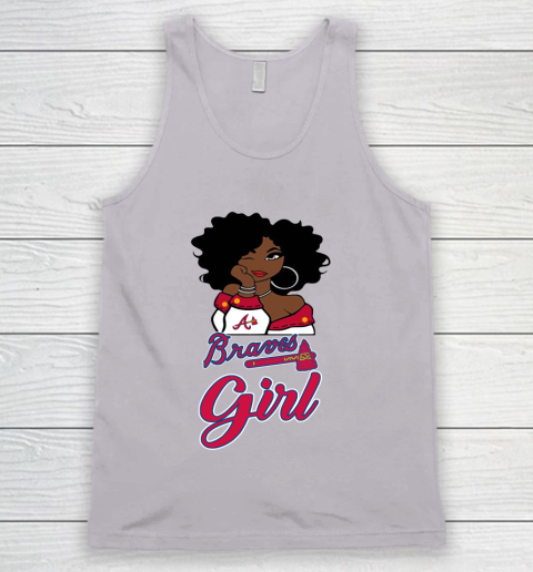 Atlanta Braves Girl MLB Tank Top 4