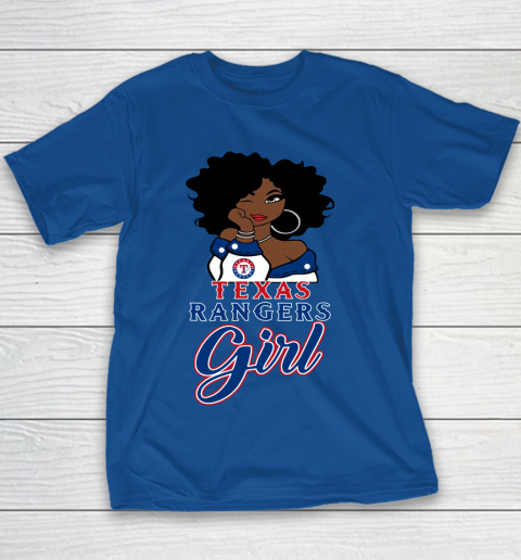 Texas Rangerss Girl MLB Youth T-Shirt