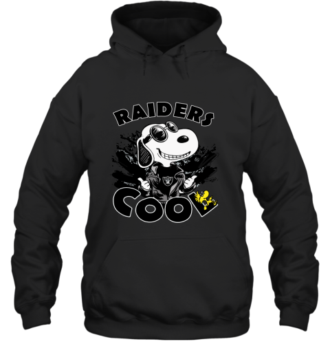 Oakland Raiders Snoopy Joe Cool We're Awesome Hoodie