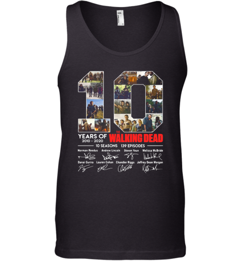 10 Years Of The Walking Dead Signature Tank Top