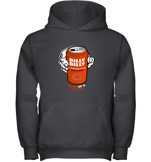 Bud Light Dilly Dilly! Chicago Bears Birds Of A Cooler Youth Hoodie
