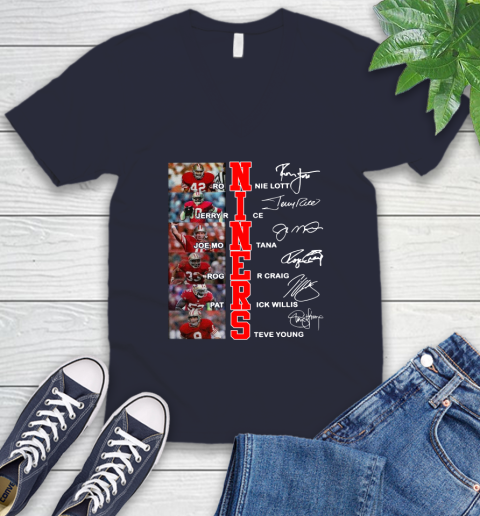 Niners Player Name And Signature San Francisco 49ers Shirts 47