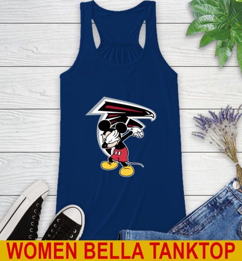 Atlanta Falcons NFL Football Dabbing Mickey Disney Sports Racerback Tank 9