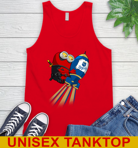 MLB Baseball Kansas City Royals Deadpool Minion Marvel Shirt Tank Top 5