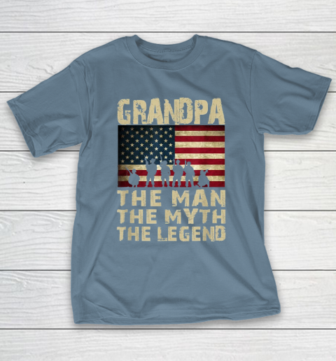 Grandpa Funny Gift Apparel  Father's Day Grandpa The Man Myth Legend T-Shirt 16