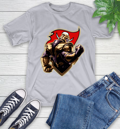 NFL Thanos Avengers Endgame Football Sports Tampa Bay Buccaneers T-Shirt 6
