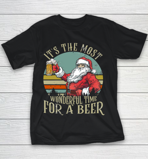 It's the Most Wonderful Time For a Beer  Beer Lovers Youth T-Shirt