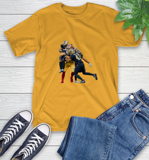 Sprint Football San Francisco 49ers And New Orleans Saints Shirts 3