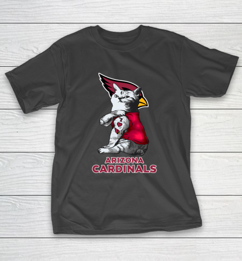 NFL Football My Cat Loves Arizona Cardinals T-Shirt