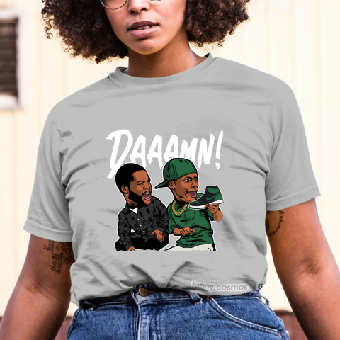 Air Jordan 1 Pine Green Matching Sneaker Shirt Daaamn Meme Black Black And Pine Green Sneaker Black Tshirt