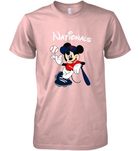 Baseball Mickey Team Washington Nationals Premium Men's T-Shirt 