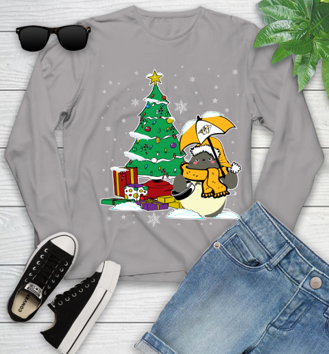 Nashville Predators NHL Hockey Cute Tonari No Totoro Christmas Sports Youth Long Sleeve 5