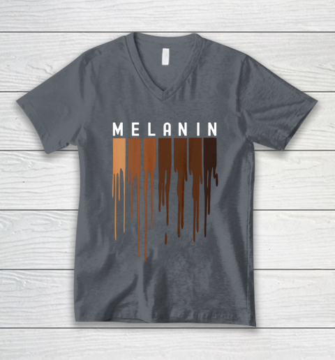Drippin Melanin T Shirt for Women Pride  Black History Gift V-Neck T-Shirt 4
