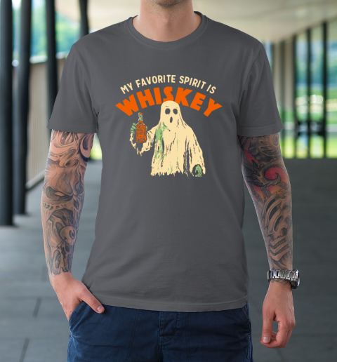 My Favorite Spirit Is Whiskey Halloween T-Shirt 6
