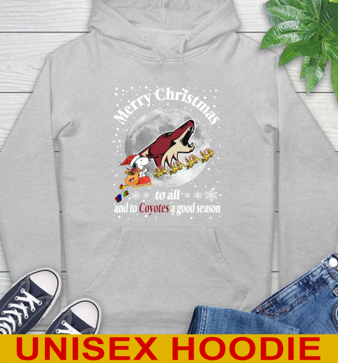 Arizona Coyotes Merry Christmas To All And To Coyotes A Good Season NHL Hockey Sports Hoodie 6