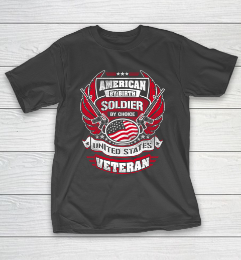 Veteran Shirt Veteran American By Birth T-Shirt